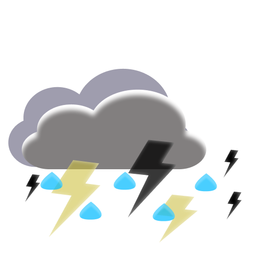 Partly Cloudy Thunder Rain